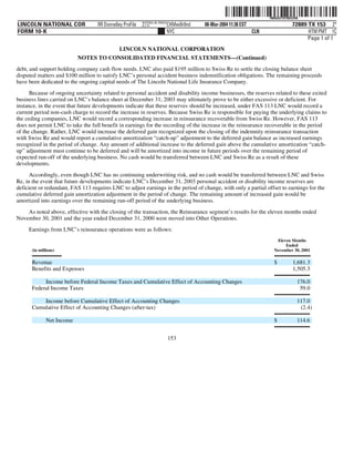 lincoln national 10k03