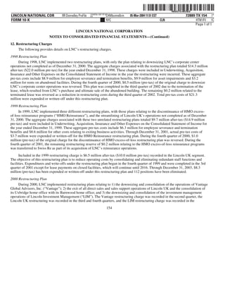 lincoln national 10k03