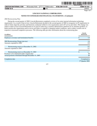 lincoln national 10k03