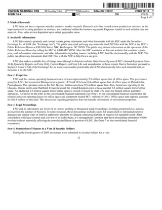 lincoln national 10k03