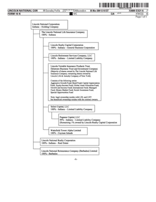 lincoln national 10k03