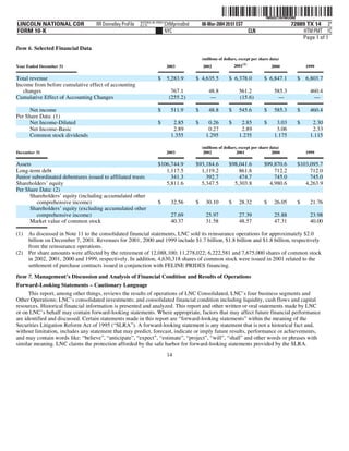 lincoln national 10k03