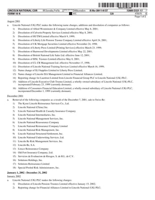 lincoln national 10k03