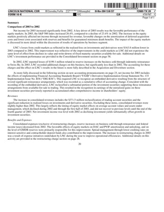 lincoln national 10k03