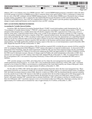 lincoln national 10k03