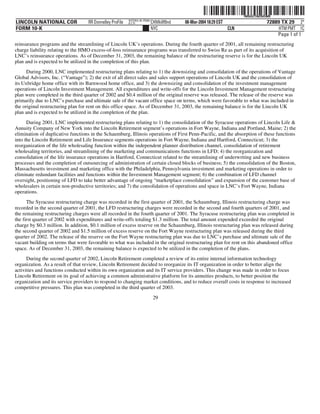 lincoln national 10k03