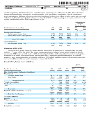 lincoln national 10k03