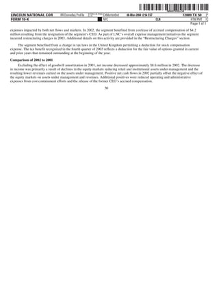 lincoln national 10k03