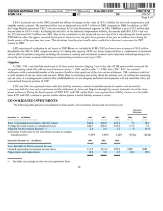 lincoln national 10k03