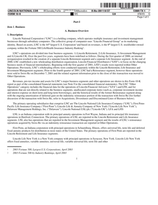 lincoln national 10k03