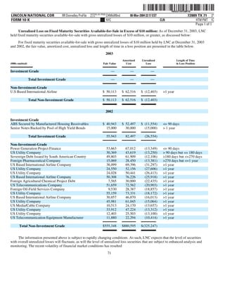 lincoln national 10k03