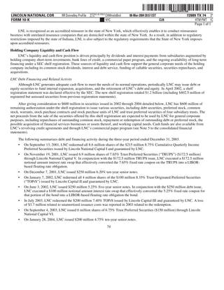 lincoln national 10k03