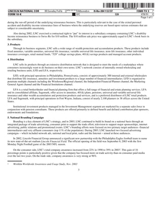 lincoln national 10k03