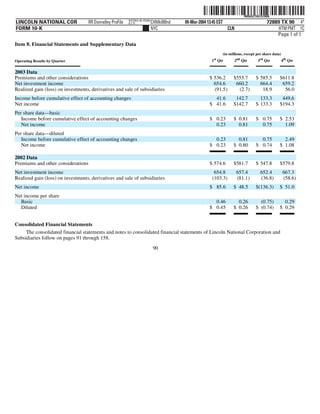 lincoln national 10k03