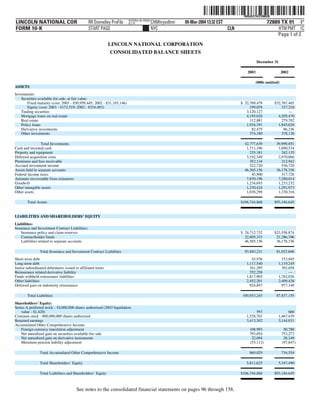lincoln national 10k03