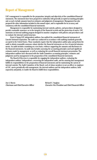 lincoln national 2001ar