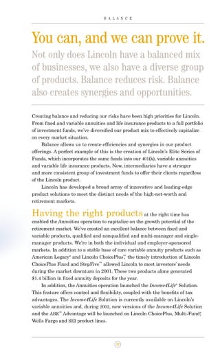 lincoln national 2001ar