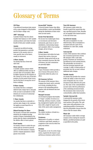 lincoln national 2001ar