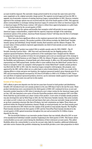 lincoln national 2001ar