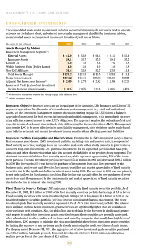 lincoln national 2001ar