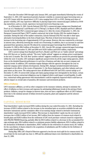 lincoln national 2001ar