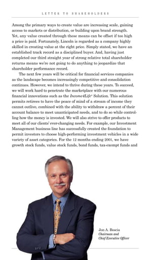 lincoln national 2001ar