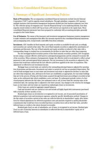 lincoln national 2001ar