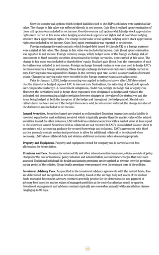 lincoln national 2001ar