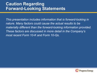 progress energy lehman