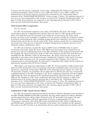 progress-energy 2008 proxy