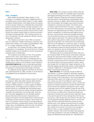 baker hughes  Annual Report 2002
