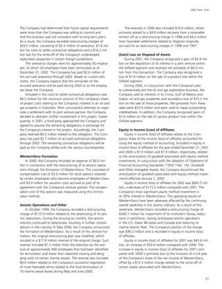 baker hughes  Annual Report 2002