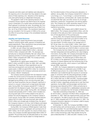 baker hughes  Annual Report 2002