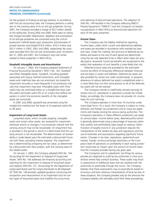 baker hughes  Annual Report 2002