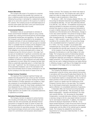 baker hughes  Annual Report 2002