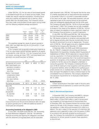 baker hughes  Annual Report 2002
