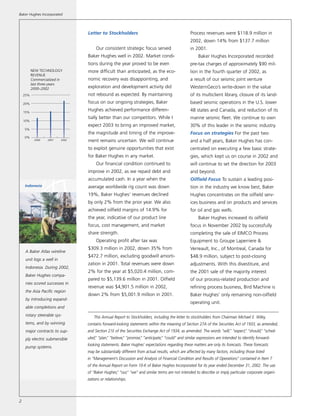 baker hughes  Annual Report 2002