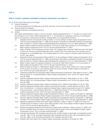 baker hughes  Annual Report 2002