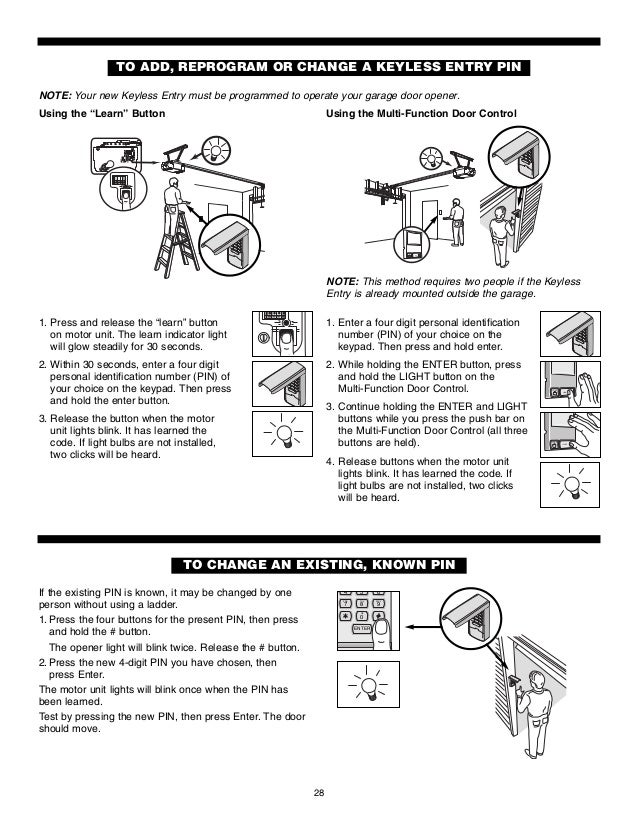 Chamberlain Garage Door Opener Manual