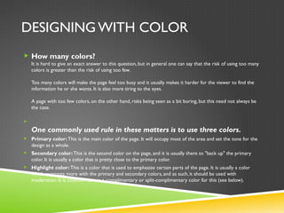 Design Element #4 - Color PowerPoint Unit | PPTX