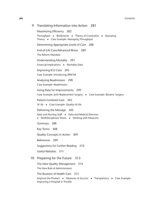 Of289 Example Introduction to Health Care Quality: Theory, Methods, and Tools 1st ...