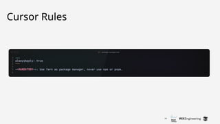 29
Cursor Rules
 