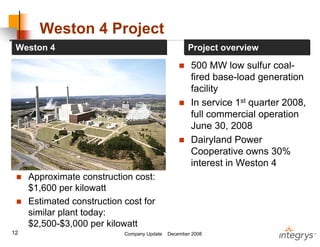 .integrysgroup 12/2008_companyupdate