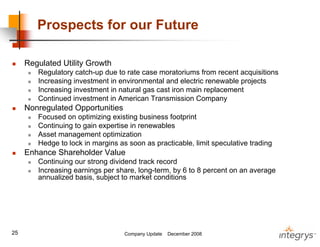 .integrysgroup 12/2008_companyupdate