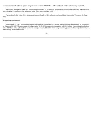  Sanmina-SCI's 2007 10-K