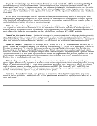  Sanmina-SCI's 2007 10-K