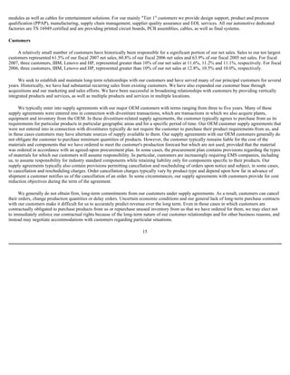  Sanmina-SCI's 2007 10-K