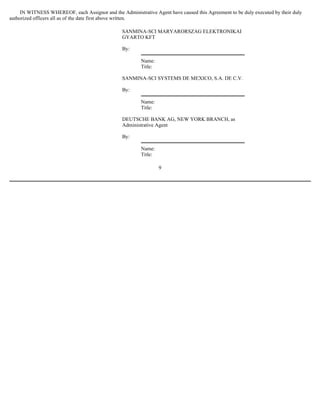  Sanmina-SCI's 2007 10-K