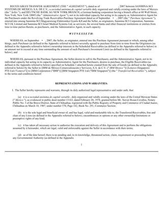  Sanmina-SCI's 2007 10-K