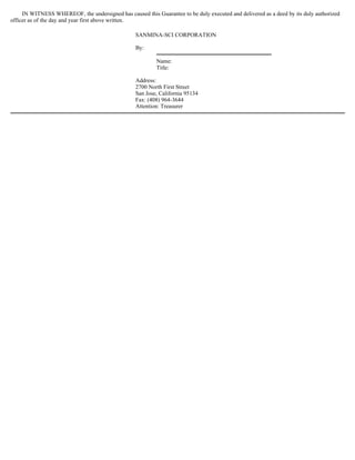  Sanmina-SCI's 2007 10-K